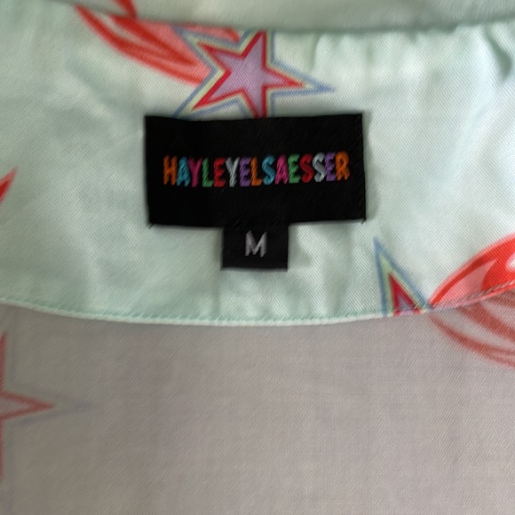 Hayley Elsaesser Canadian Psychedelic  Bowie Shooting Star Y2K Blazer J… - Picture 8 of 10